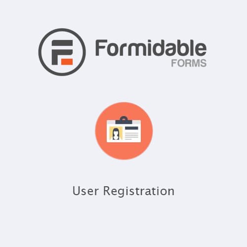 Formidable แบบฟอร์มs - User Registration