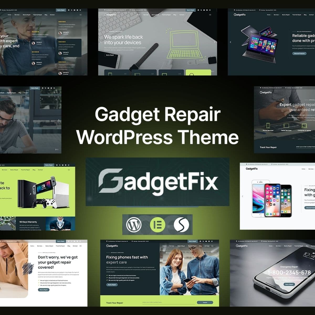 Gadgetfix - Phone and Gadget Repair Service WordPress-thema