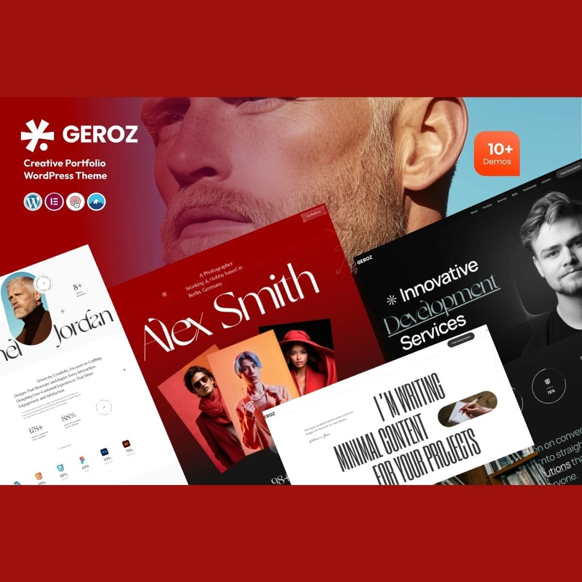 Geroz - Kreatywny Portfolio & Digital Agencja Motyw WordPress
