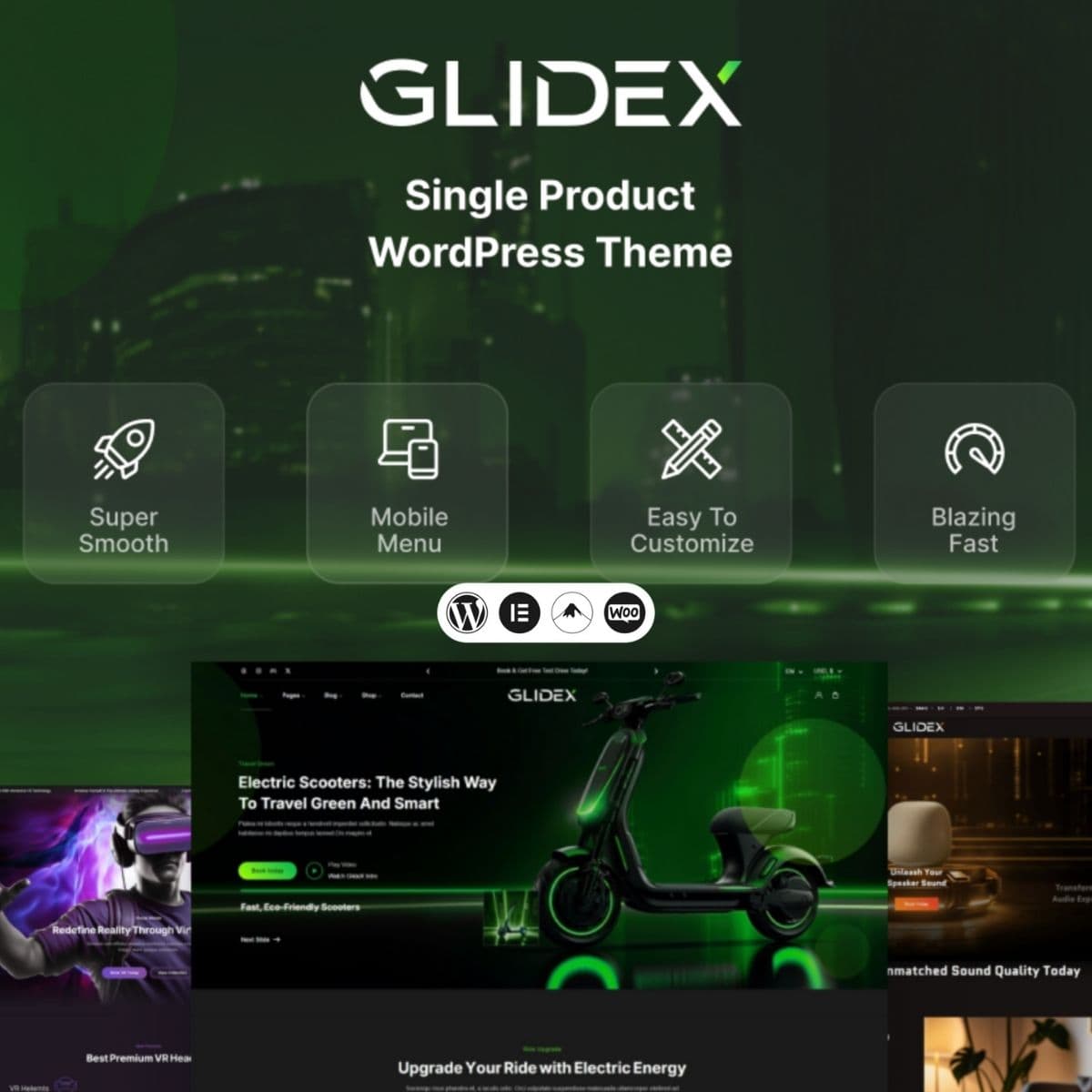 GlideX - Single Produk WooCommerce Theme