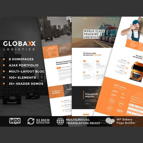 Globax - Logistics Theme WordPress + Woocommerce Globax - Logistics Theme WordPress + Woocommerce