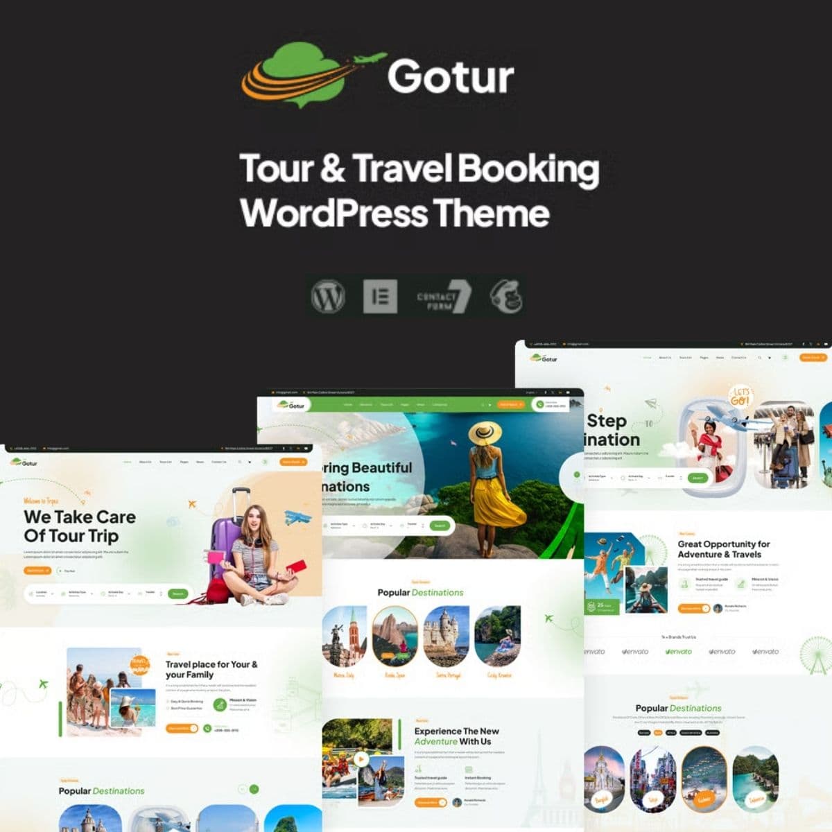 Gotur - 旅遊與訂票 WordPress 主題