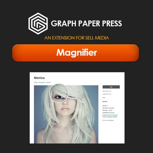 Graph Paper Press Sell 媒体 Magnifier