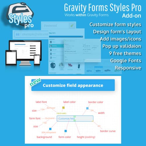 Gravity Формаs Styles Pro Add-on
