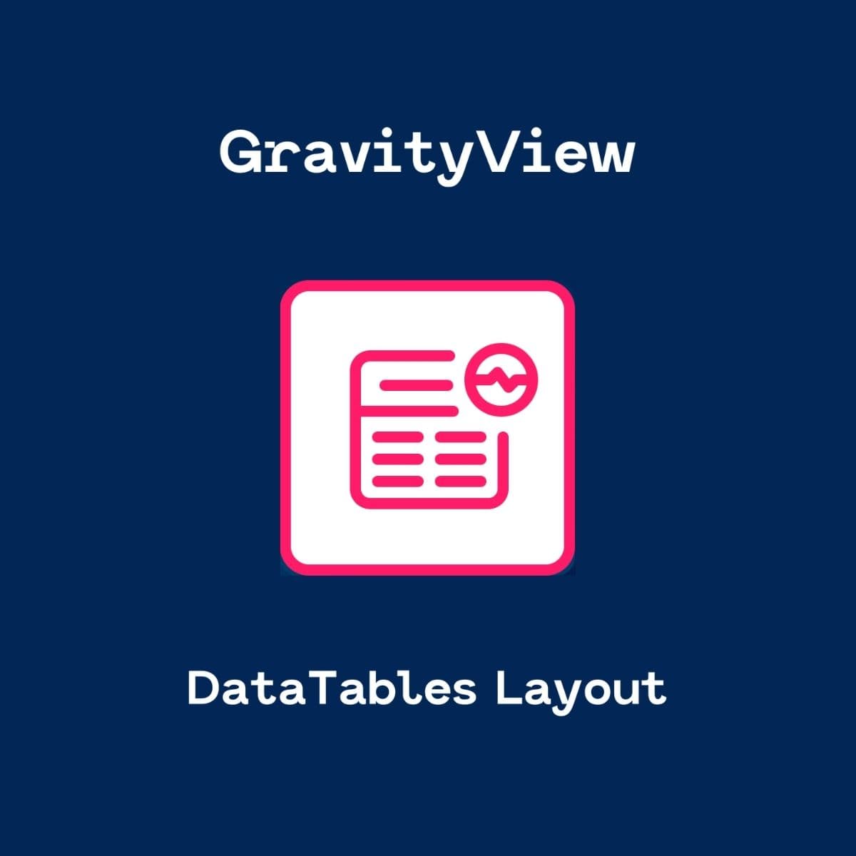 GravityView - DataTables Extension