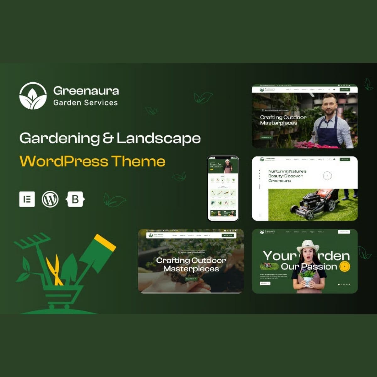 Greenaura - Gardening & Landscaping ওয়ার্ডপ্রেস থিম Greenaura - Gardening & Landscaping ওয়ার্ডপ্রেস থিম
