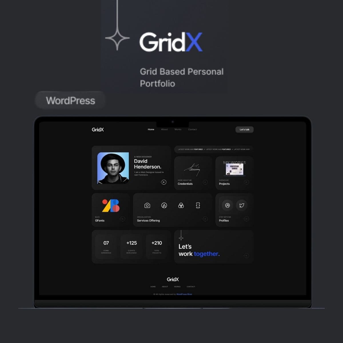 Gridx Portfolio Theme Gridx Portfolio Theme