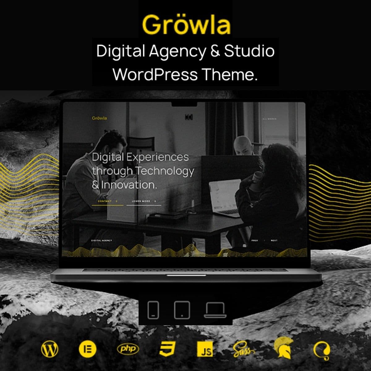Gröwla – Digital Agence & Studio Thème WordPress