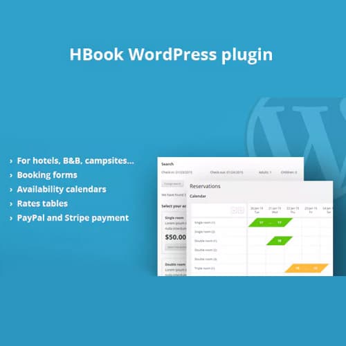 HBook - Отель booking system - WordPress Плагин