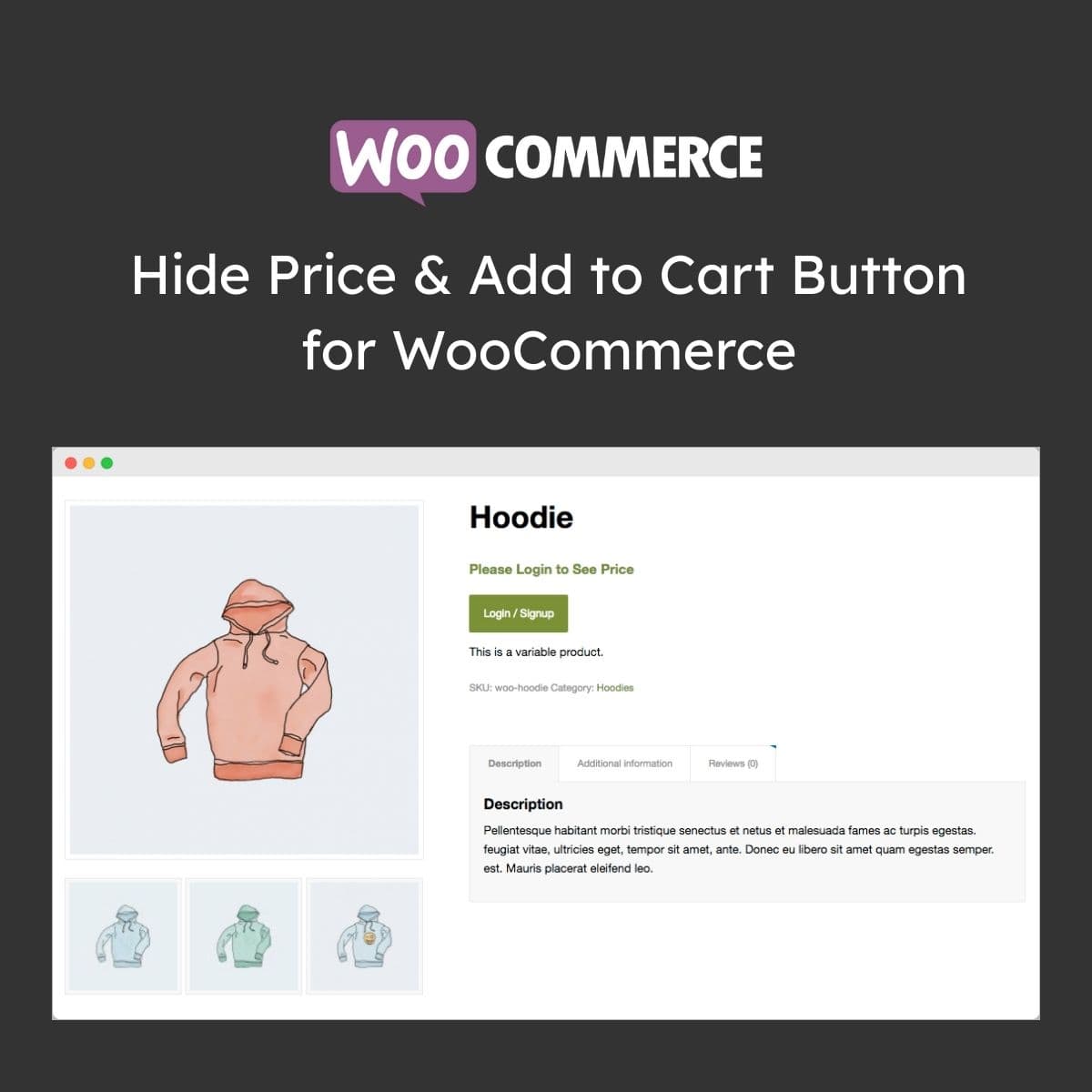 Hide Price & Add to Cart Button untuk WooCommerce
