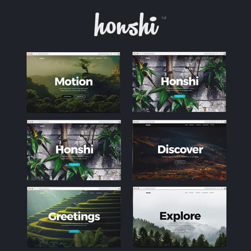 Honshi - WordPress Simple 作品集 Theme