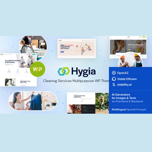 Hygia - Cleaning Services WordPress Theme Hygia - Cleaning Services WordPress Theme