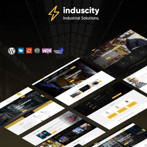 Induscity - Factory and Manufacturing Tema WordPress