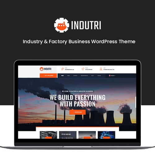Indutri – Factory & Industrial WordPress主题