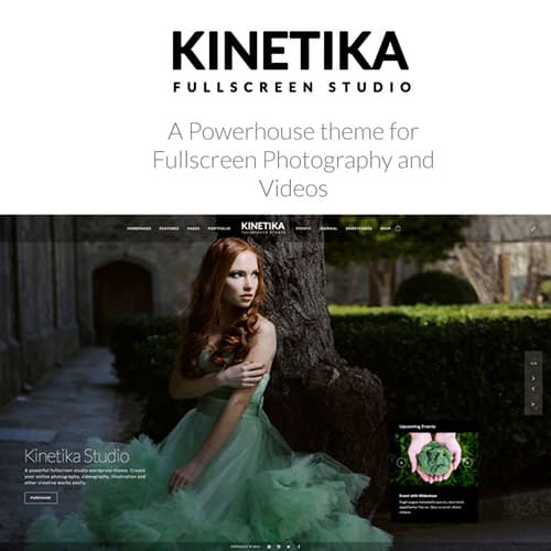 Kinetika | Fotoğrafçılık Theme WordPress İçin