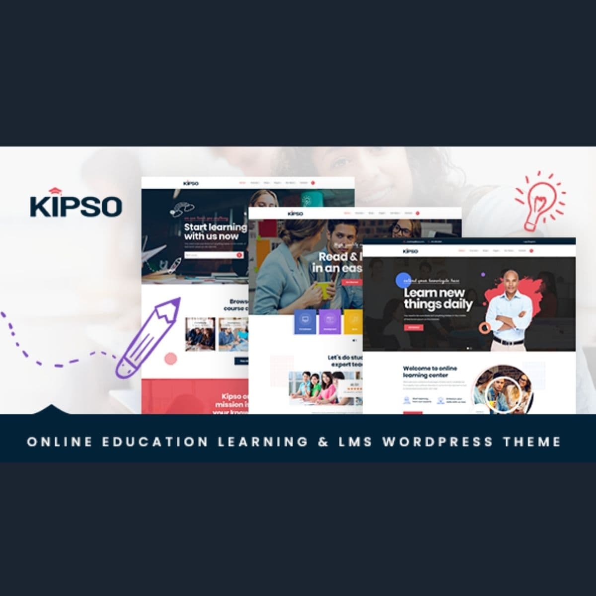 Kipso - Bildungs-LMS-WordPress-Theme