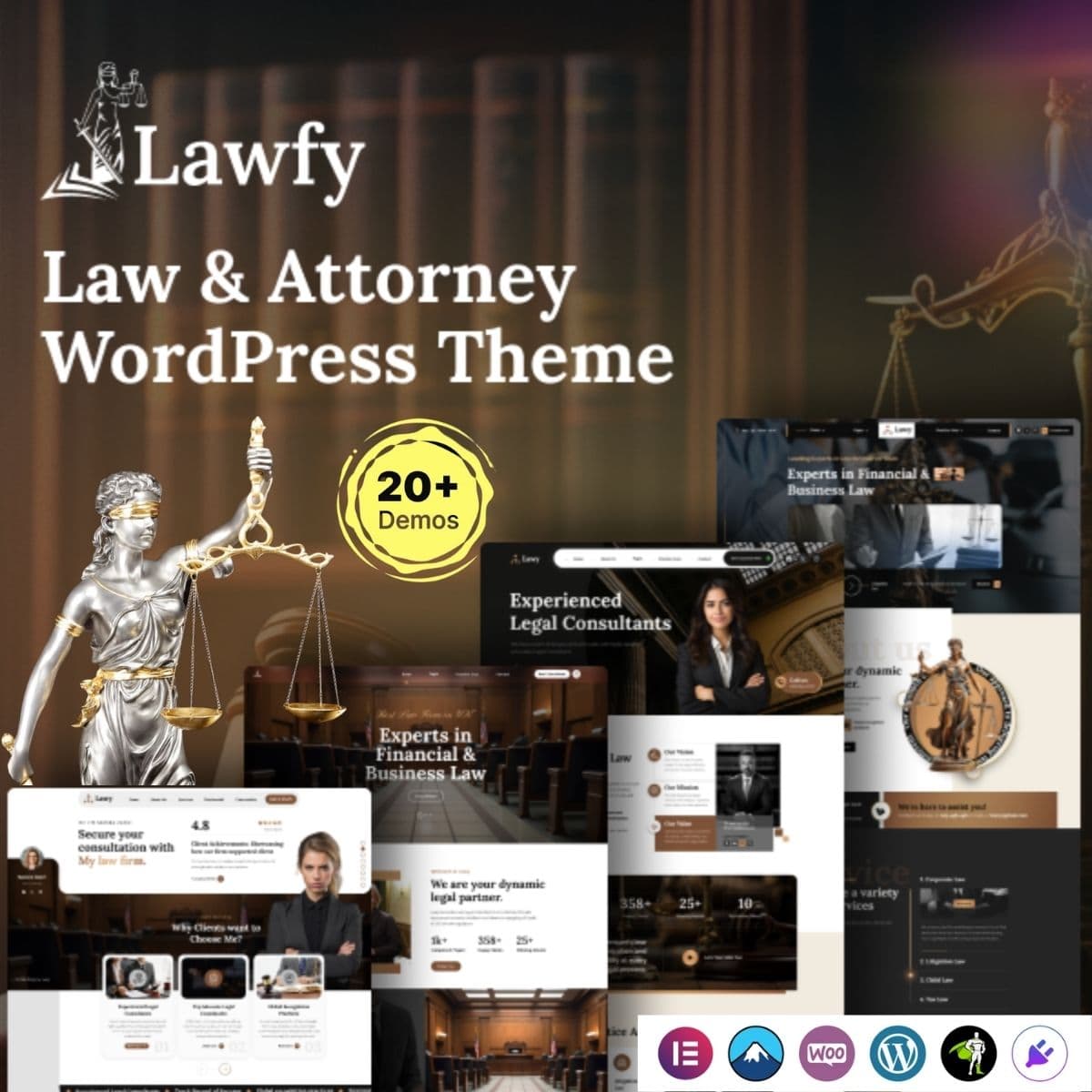 Lawfy – Lawyer WordPress主題