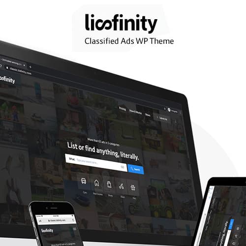 Lisfinity - Classified Ads Тема WordPress