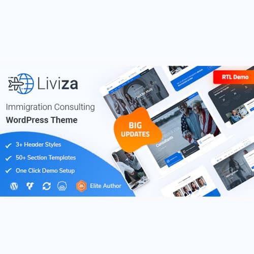 Liviza - Immigration Consulting WordPress主题