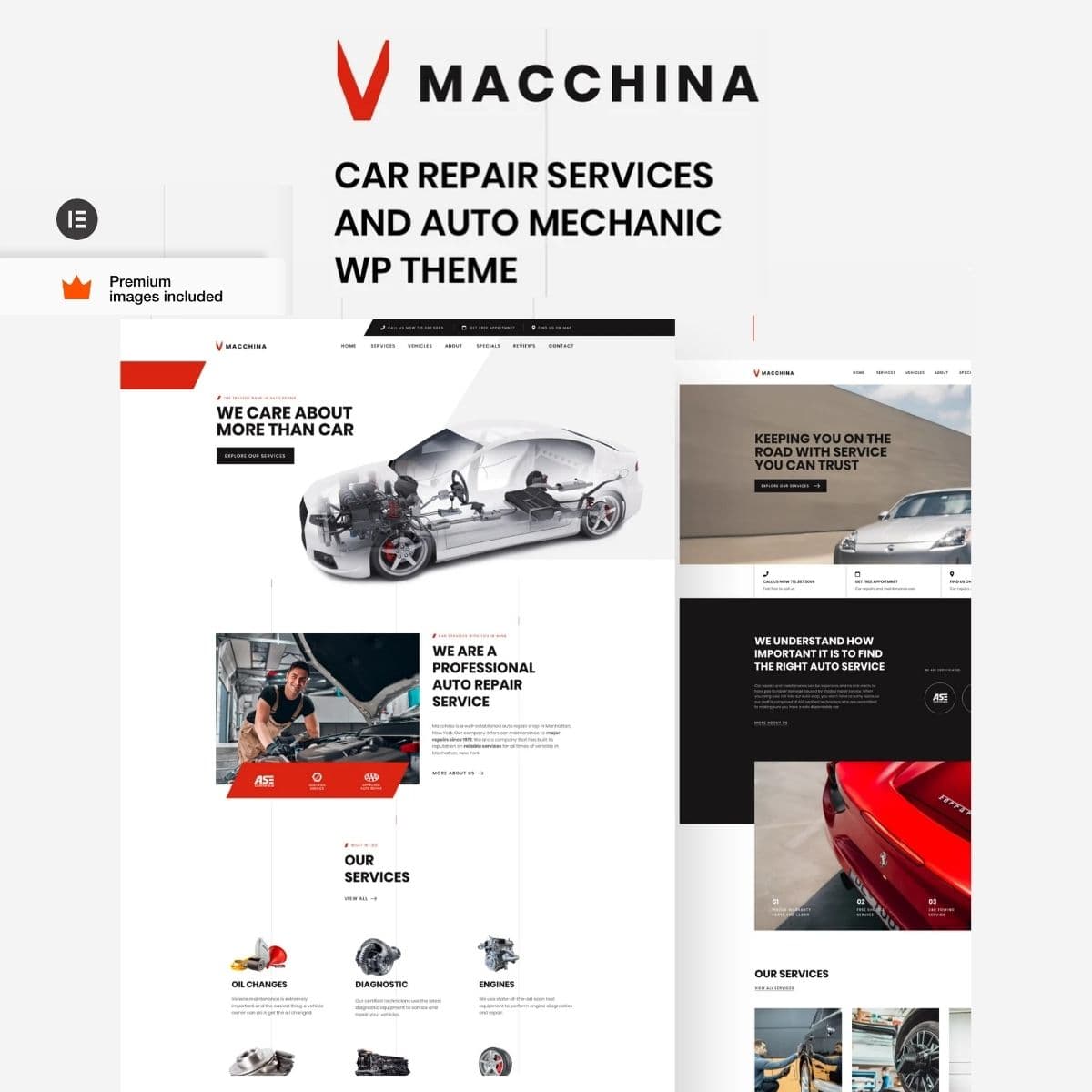 Macchina - Auto Repair Tema WordPress Macchina - Auto Repair Tema WordPress