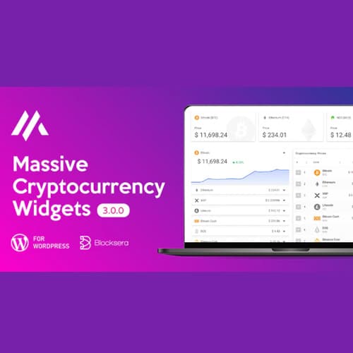 Massive Cryptocurrency Widgets | Crypto Extension