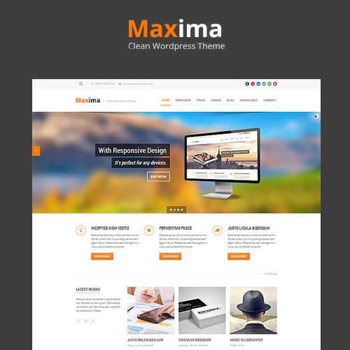 Maxima - Retina Ready Thème WordPress