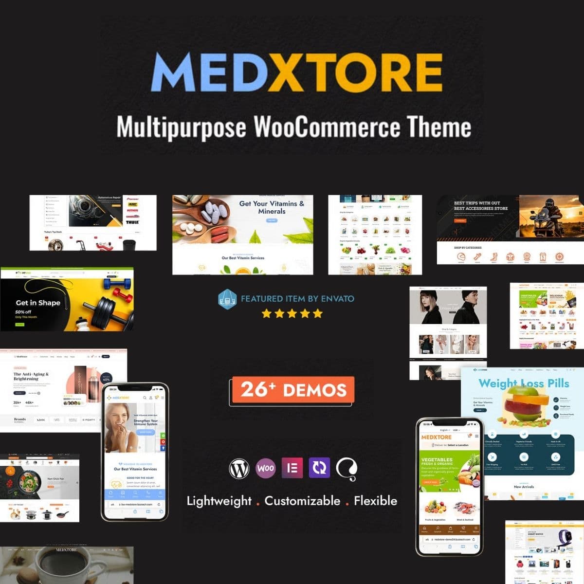 MedXtore – 响应式 多用途 Elementor WooCommerce WordPress主题 MedXtore – 响应式 多用途 Elementor WooCommerce WordPress主题