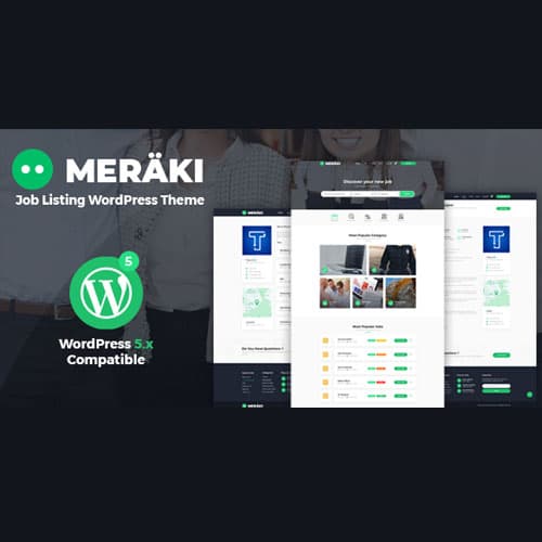 Meraki - Job Board Theme WordPress