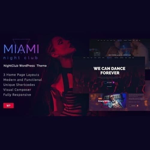 Miami | Night Club Тема WordPress