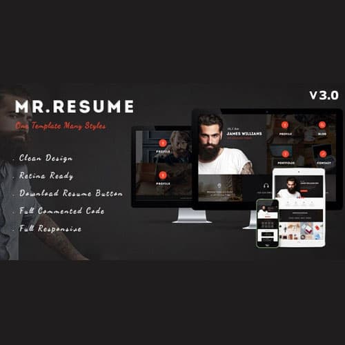 Morgan - Resume, vCard, Personal, Profile and Портфоліо WP Theme