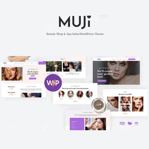 Muji | সৌন্দর্য Shop & Spa Salon ওয়ার্ডপ্রেস থিম