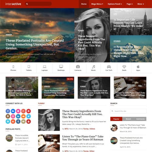 MyThemeShop Interactive Motyw WordPress