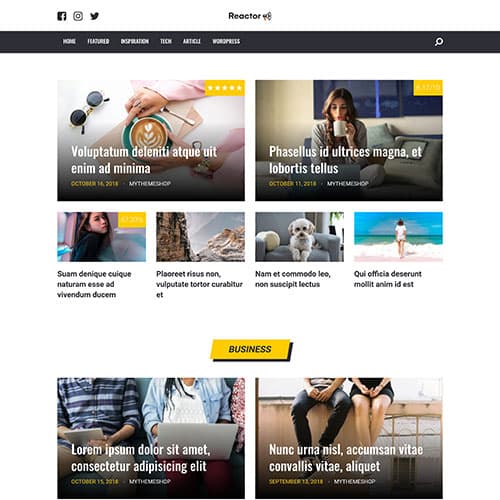 MyThemeShop Reactor Тема WordPress