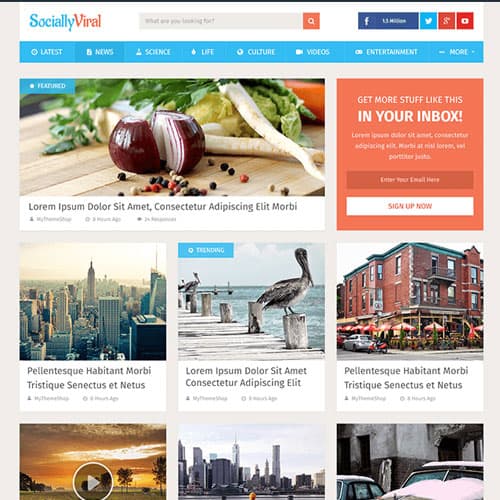 MyThemeShop SociallyViral Tema WordPress