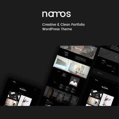 Namos - Creativo One/Multi-Page Portafolio Tema de WordPress