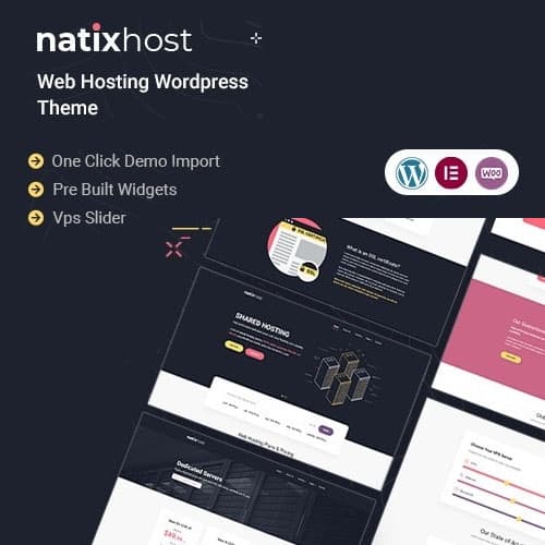 Natix | Web Hosting WordPress主題