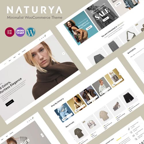 Naturya - Minimalist WooCommerce WordPress主題