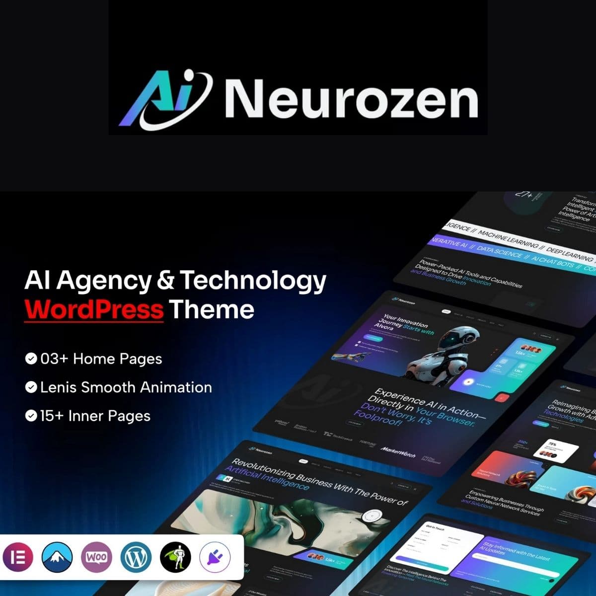 Neurozen | AI Агенція & Technology Тема WordPress Neurozen | AI Агенція & Technology Тема WordPress