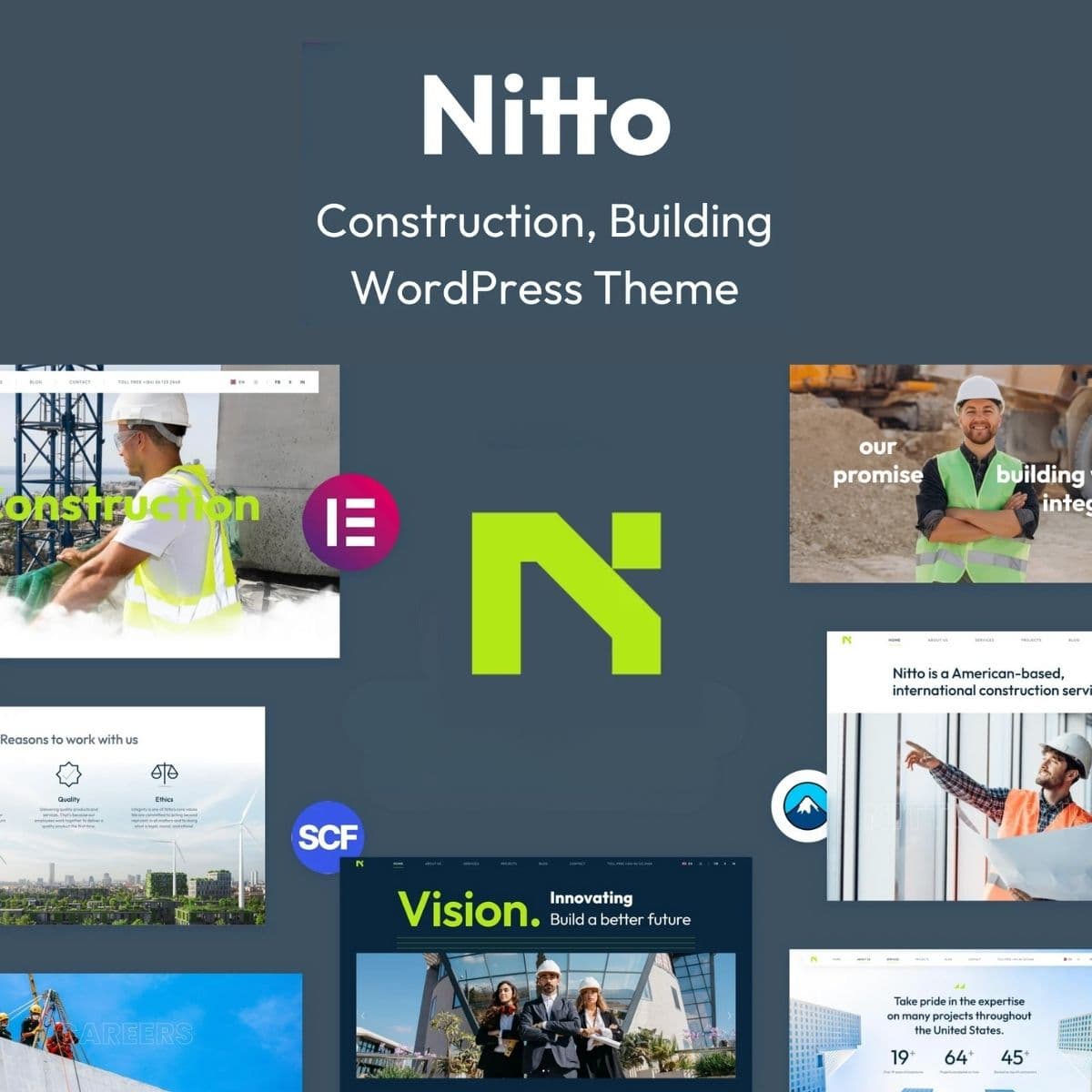 Nitto – Building, Construction Thème WordPress