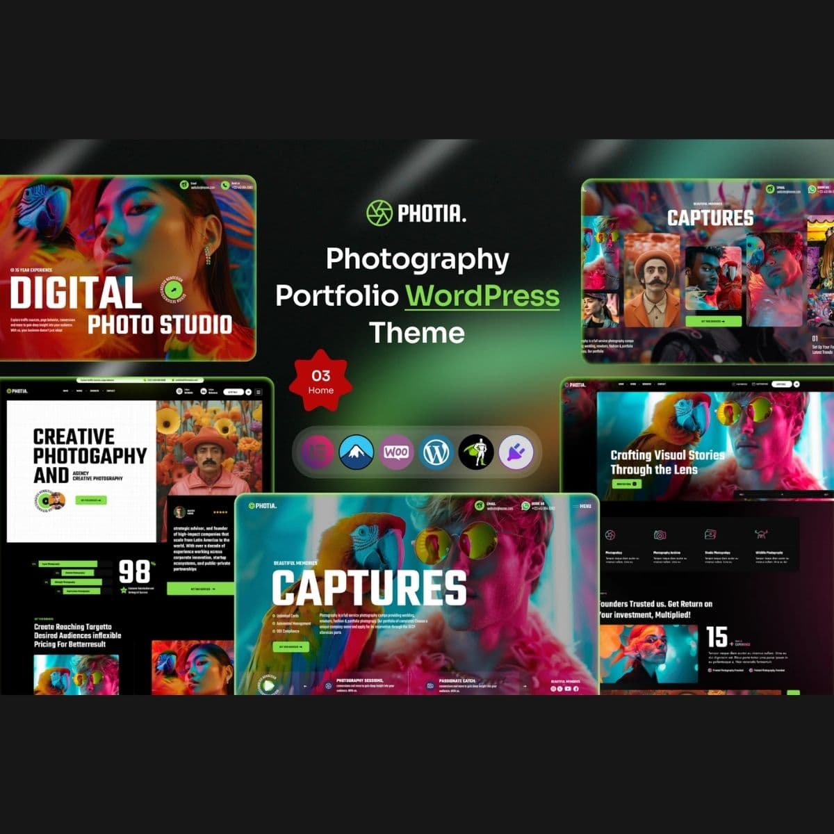 Photia - Photographie Portfolio Thème WordPress Photia - Photographie Portfolio Thème WordPress