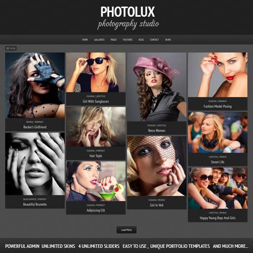 Photolux - Photography Portfolio WordPress Theme Photolux - Photography Portfolio WordPress Theme