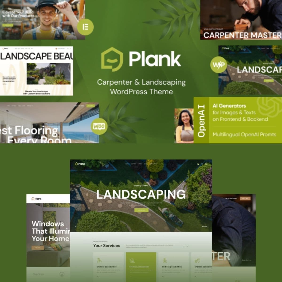 Plank - Carpenter, Flooring & Woodworker Theme WordPress