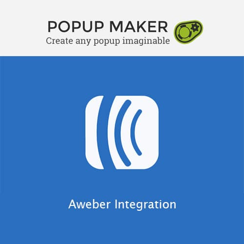 Popup Maker - Aweber Integración