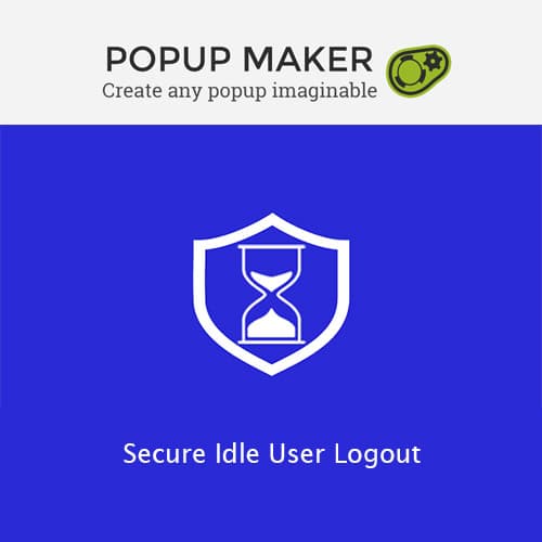 Açılır Pencere Maker - Secure Idle Kullanıcı Logout