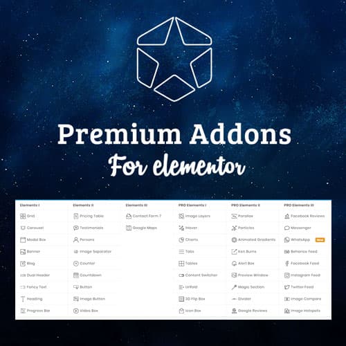 Premium Addons Pro Elementor के लिए