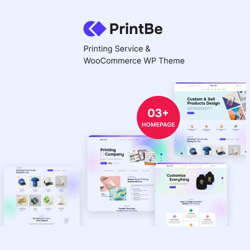 PrintBe - Printing Сервис & WooCommerce WP Theme