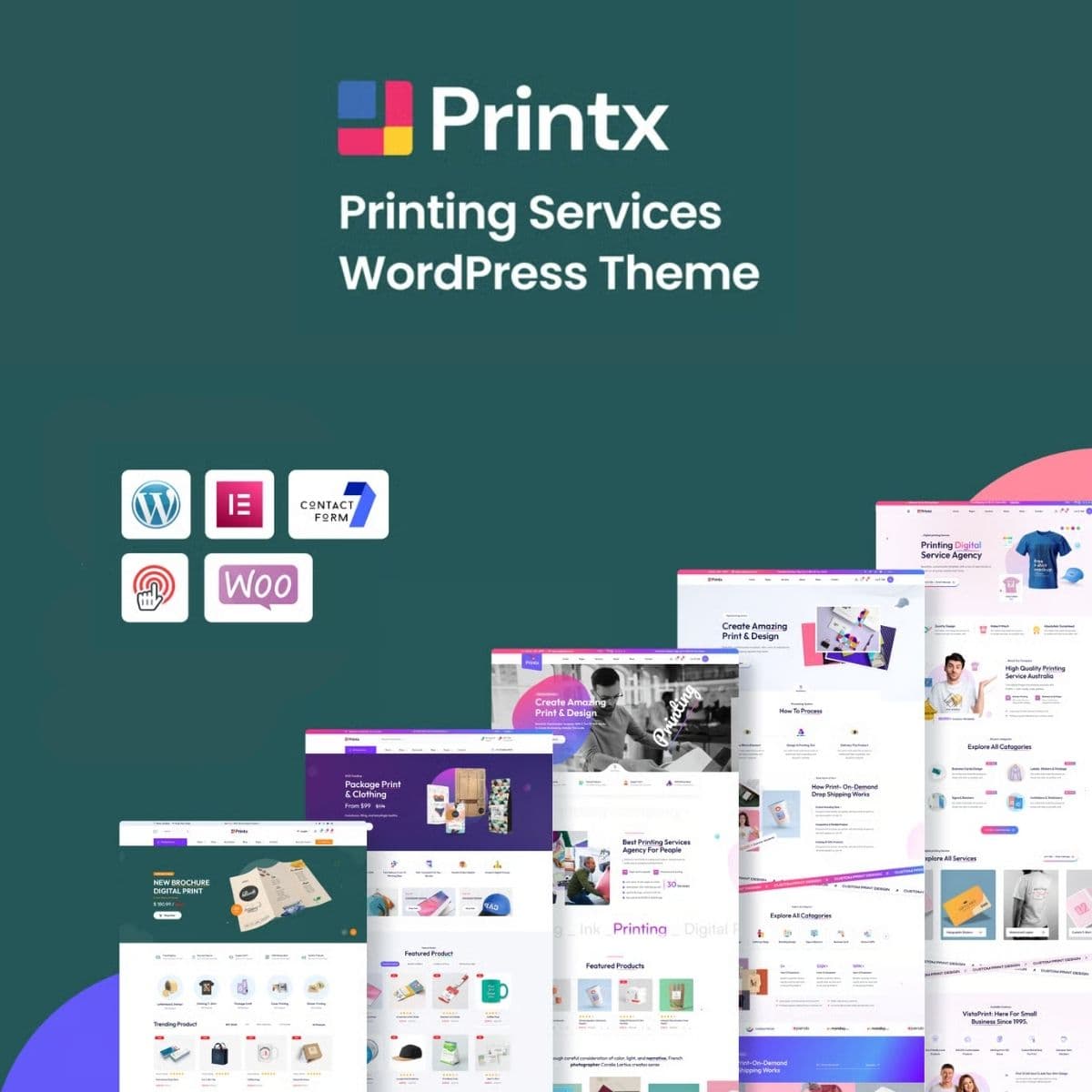 Printx - Printing 服務 WordPress主題