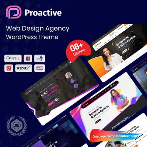 Proactive - Web Diseño Agencia Tema de WordPress
