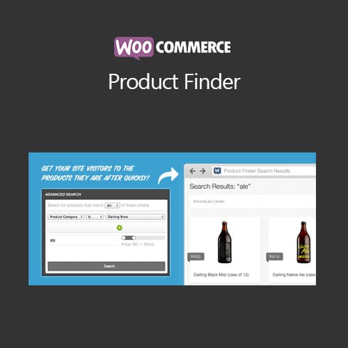 WooCommerce ผลิตภัณฑ์ Finder