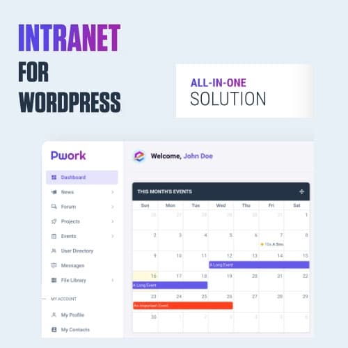 Pwork - Intranet For WordPress